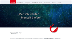 Desktop Screenshot of calumed.de