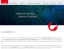 Tablet Screenshot of calumed.de